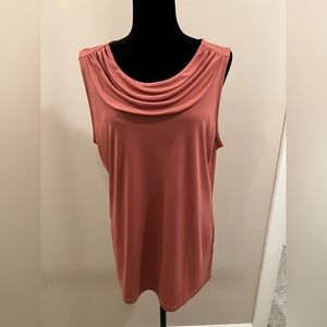 Nine West Elegant, Sleeveless, Soft Draped Neck, XL